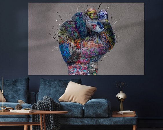 Example of the artwork in a room