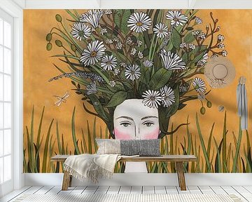 Flowers on my mind (nr.2020-17) by Kris Stuurop