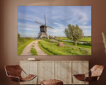Windmill in Kinderdijk by Michael Valjak