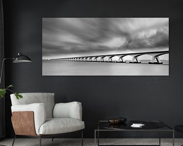 De Zeelandbrug in Zwart-Wit van Henk Meijer Photography