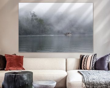 Ship in the fog by Joost Winkens