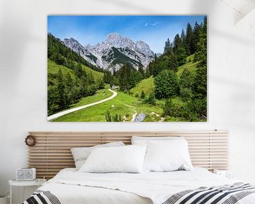 Blick auf die Bindalm im Berchtesgadener Land von Rico Ködder