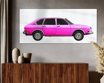 VW 411 in roze van aRi F. Huber