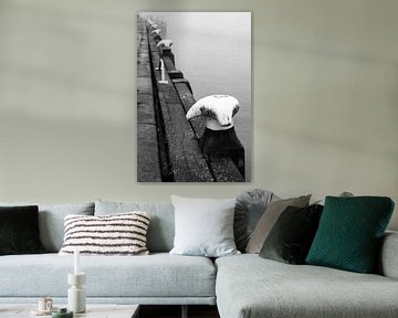 Bolder nummer 3 zonder schip in de haven van Rotterdam van Michel Geluk