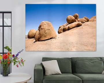 Rock balls on the Spitzkoppe by Angelika Stern