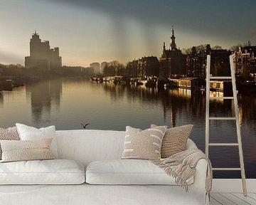 Amstel from Nieuwe Amstelbrug by Bart Van Dijk