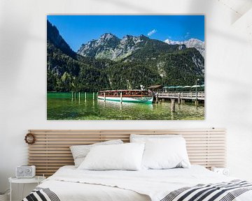 Blick auf den Königssee im Berchtesgadener Land
