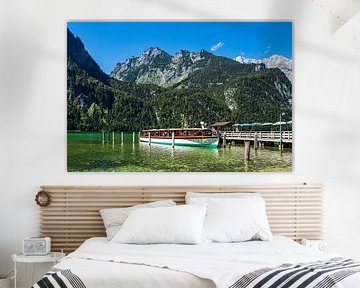 View of the Königssee in Berchtesgadener Land by Rico Ködder