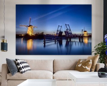Windmills of Kinderdijk by Mark Bolijn
