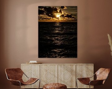 Sonnenuntergang Nordsee von Dominik Schulz