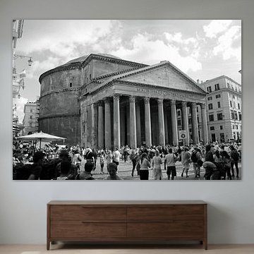 rom, pantheon, feiertag, schwarz-weiß