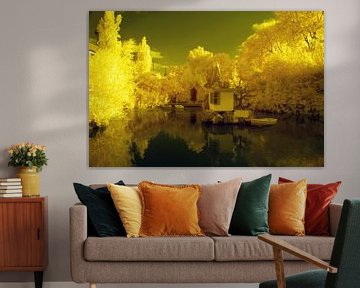 Urban fairytale garden in 680nm