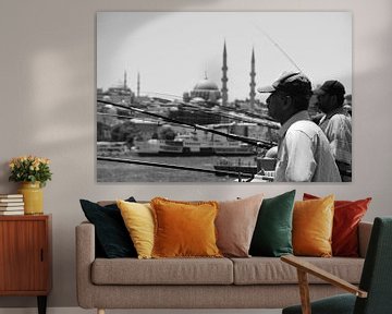 Fishing in Istanbul by Renzo de Jonge