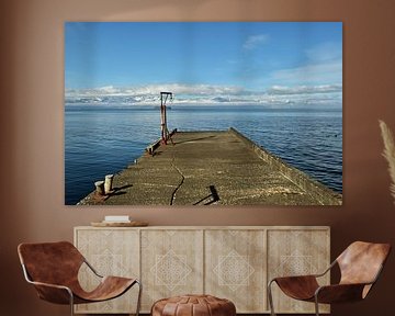 Pier in the north of Iceland by Renzo de Jonge