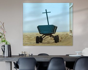 Beach buggy with seaview by Mieneke Andeweg-van Rijn