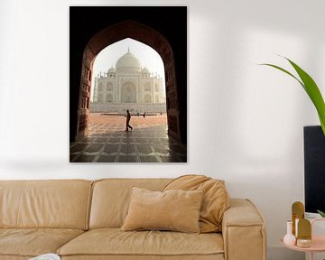 Doorkijkje Taj Mahal van Renzo de Jonge