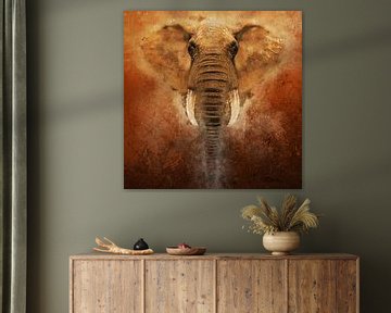 Bemalter Elefant