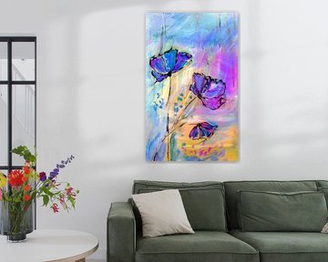 Flower Trio by Claudia Gründler