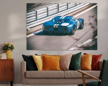 Ford GT40 racewagen in de pitstraat van Sjoerd van der Wal Fotografie