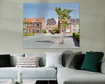 On the street in Hasselt by Johan Vanbockryck