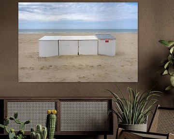 Cabines de plage sur Johan Vanbockryck