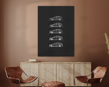 Audi RS4 Avant Evolutie van Artlines Design