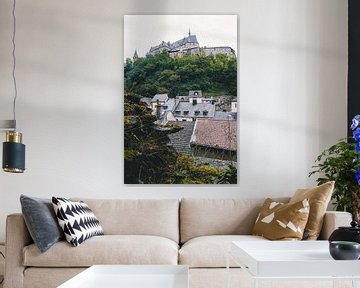 Vianden Castle and Town by Maria Nepomnyashchikh