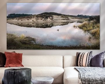 Reflection in the dunes of Mijendel Wassenaar by Jelmer Laernoes