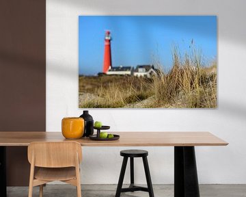 Leuchtturm in den Dünen auf der Insel Schiermonnikoog von Sjoerd van der Wal