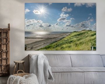 Zoutelande, zon, zee en strand aan het einde van de dag van Patrick Verhoef