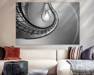 Lightbulb staircase by Antwan Janssen