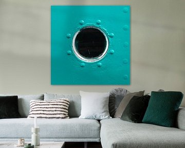 Porthole: Blue as the sea by Marleen Wolters