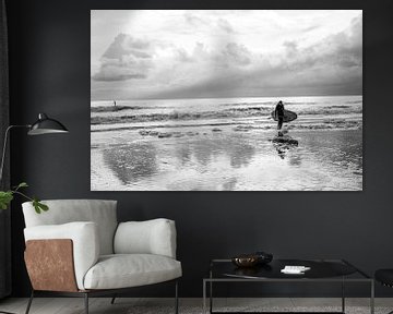 Surfer | Noordzee | Artprint | Artwork | Suppen van Mascha Boot