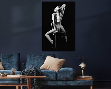 Nude on a chair van Peter Mantel
