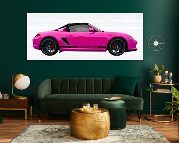 Porsche Boxster Spyder Typ 987 in pink von aRi F. Huber