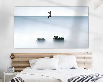 Een minimalistisch zeegezicht van Eddy Westdijk