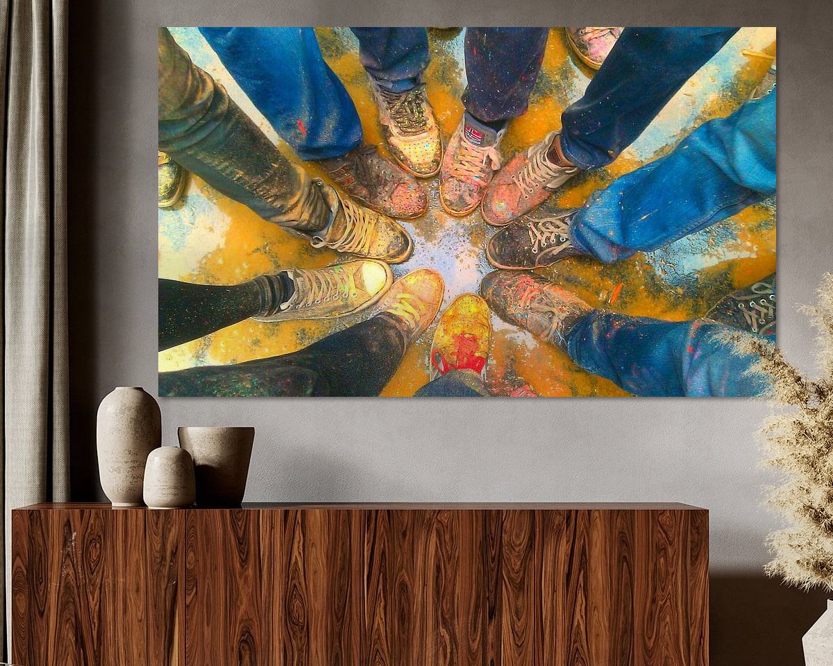 Example of the artwork in a room