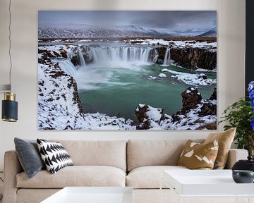 Godafoss waterval - IJsland van Jurjen Veerman