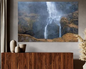 Waterfall Snaefellsnes peninsula by Jurjen Veerman