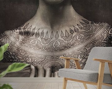 Dark Portrait Tattoo by David Potter