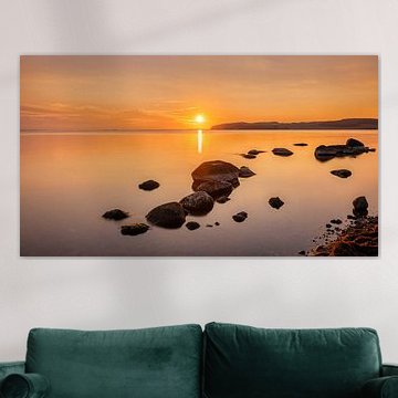 Sunset at Klein Zicker, Rügen, Germany by Adelheid Smitt