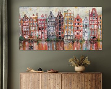 Amsterdam Damrak von Atelier Paint-Ing