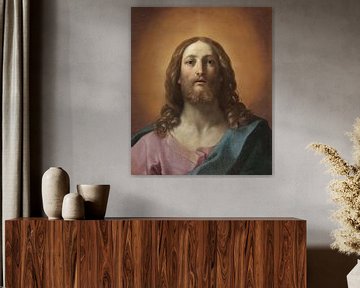 Christus' borstbeeld (Salvator Mundi), Guido Reni...