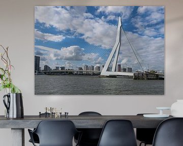 Erasmus brug in Rotterdam van Patrick Verhoef