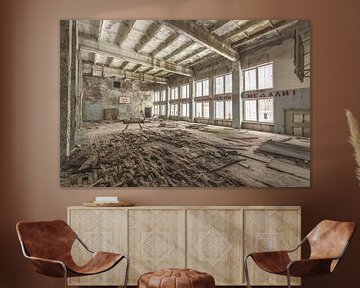 Verlassene Turnhalle Tschernobyl von John Noppen