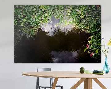 View from the bridge by Jan van der Knaap