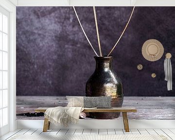 Autumn still life with hogweed and acorns by Affect Fotografie