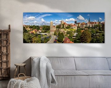 Prachtig panorama van Bautzen van Martijn