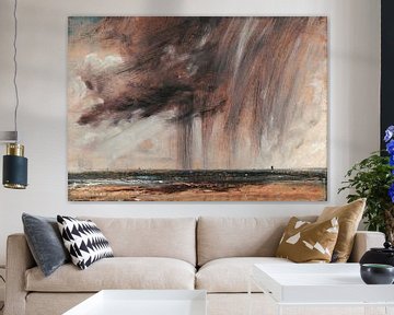 Regenbuien over de zee, John Constable