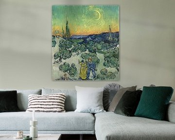 A Walk at Twilight, Vincent van Gogh